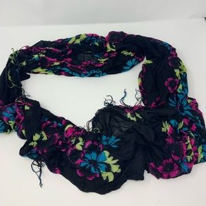 Floral infinity scarf